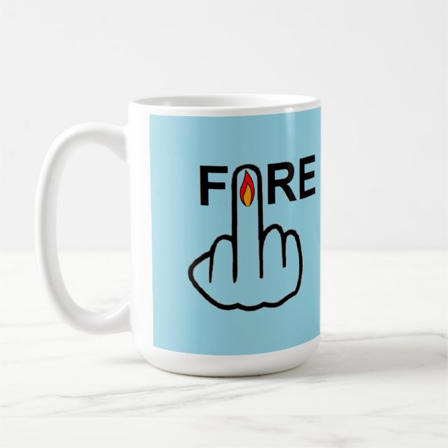 Taza De Café Mug Bird Flim Fire Flip (Izquierda)