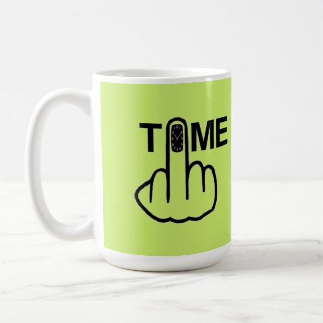 Taza De Café Mug Bird Flim Time Flip (Izquierda)