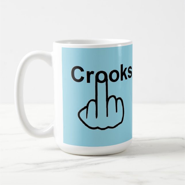 Taza De Café Mug Bird Fliping Crooks Flip (Izquierda)