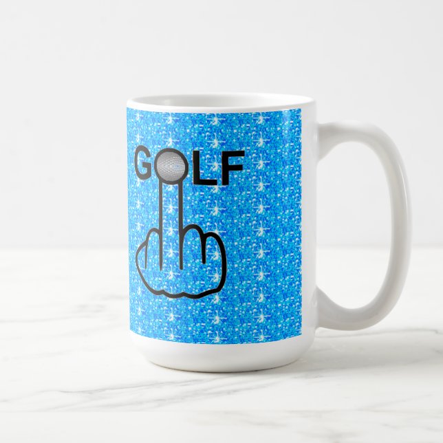 Taza De Café Mug Bird Fliping Golf Flip (Derecha)