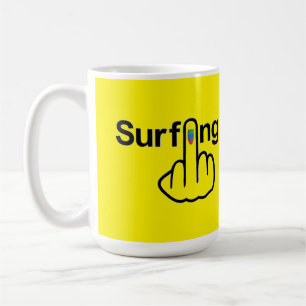Taza De Café Mug Bird Fliping Surfing Flip