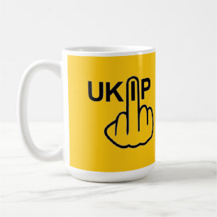 Taza De Café Mug Bird Fliping UKIP Flip
