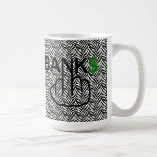 Taza De Café Mug Bird Flipping BankS Corrupt