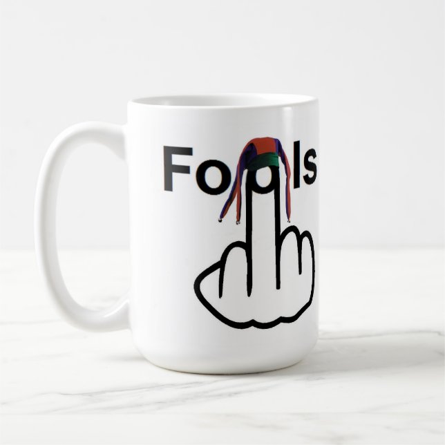 Taza De Café Mug Bird Flips Flip (Izquierda)