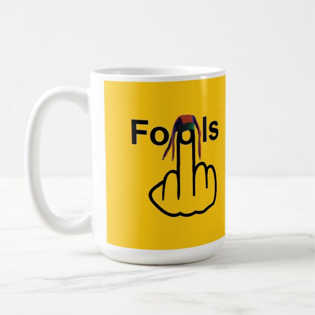 Taza De Café Mug Bird Flips Flip (Izquierda)