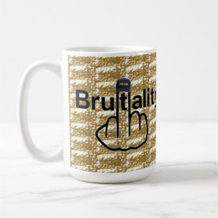 Taza De Café Mug Bird revoloteando la brutalidad policial