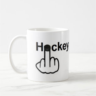 Taza De Café Mug Bird volando la vuelta de hockey