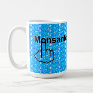 Taza De Café Mug Bird Volando Monsanto Flip