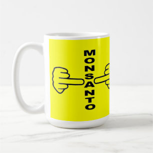 Taza De Café Mug Bird Volando Monsanto Flip