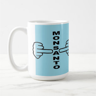 Taza De Café Mug Bird Volando Monsanto Flip