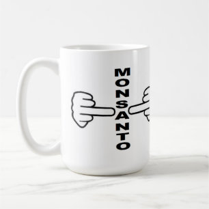 Taza De Café Mug Bird Volando Monsanto Flip