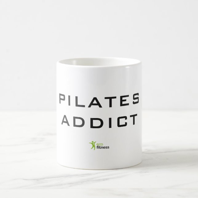 Taza De Café Mug blanco clásico de 11 oz | Pilates Addict (Centro)