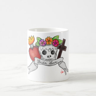 Taza De Café Mug blanco Frida Amor