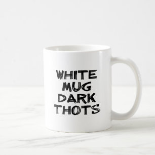 Taza De Café Mug Blanco Oscuro Provoca Humor Gracioso