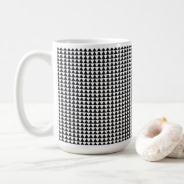 Taza De Café Mug blanco y negro