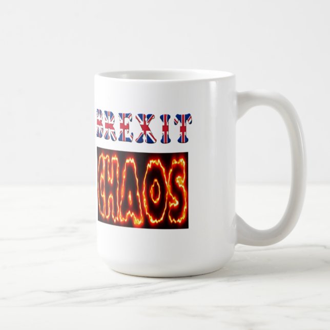 Taza De Café Mug Brexit Chaos (Derecha)