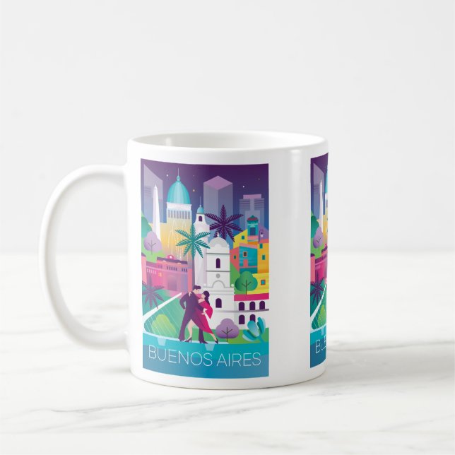 Taza De Café Mug Buenos Aires (Izquierda)