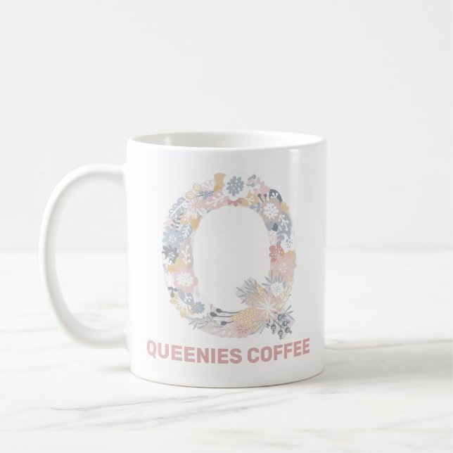 Taza De Café Mug. CAFÉ DE REINAS con texto editable (Izquierda)