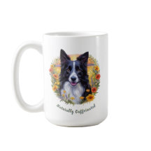 Mug Cafeada Naturalmente con Arte de Collie Fronte