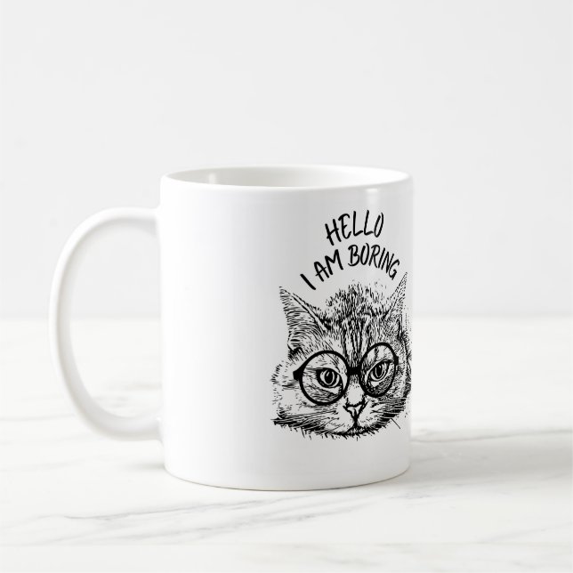 Taza De Café Mug cat cut (Izquierda)