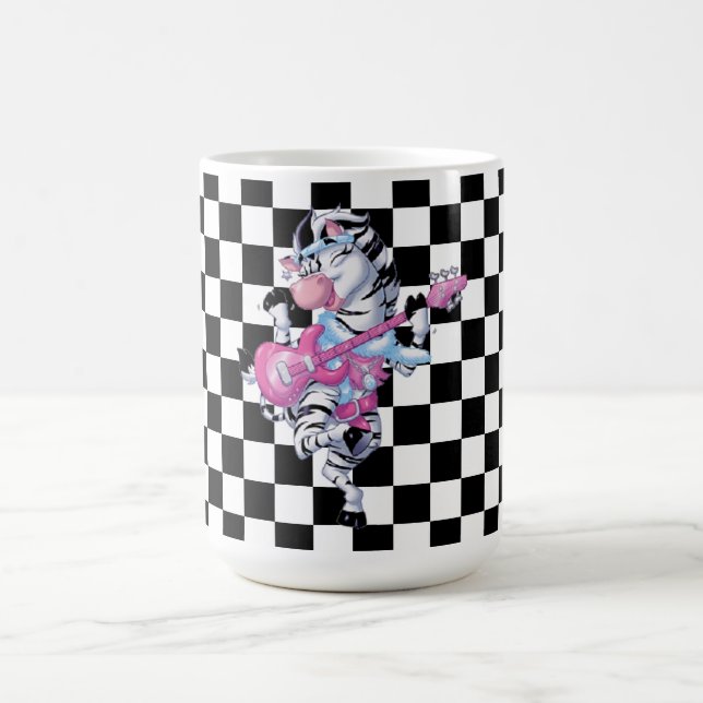 Taza De Café Mug/cebra y jarrón (Centro)