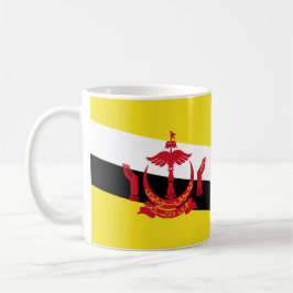 Taza De Café Mug cerámica con bandera de Brunei Darussalam
