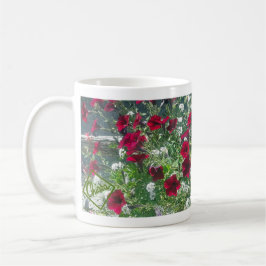 Taza De Café Mug cerámica con Petunias