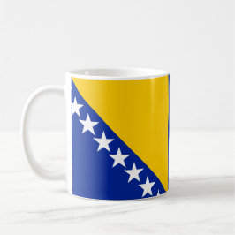 Taza De Café Mug cerámica de bandera de Bosnia y Herzegovina