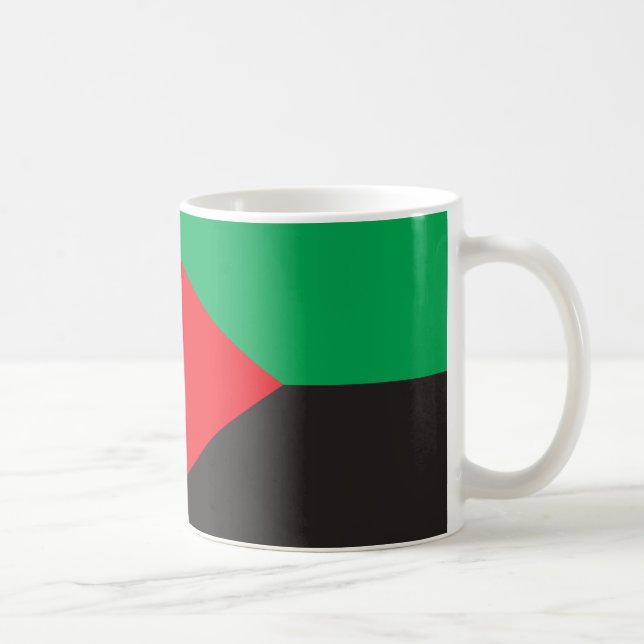 Taza De Café Mug cerámica de bandera de Martinica (Derecha)