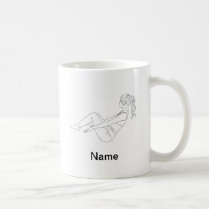 Taza De Café Mug cerámica de pilates personalizados