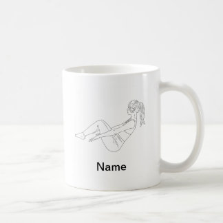 Taza De Café Mug cerámica de pilates personalizados