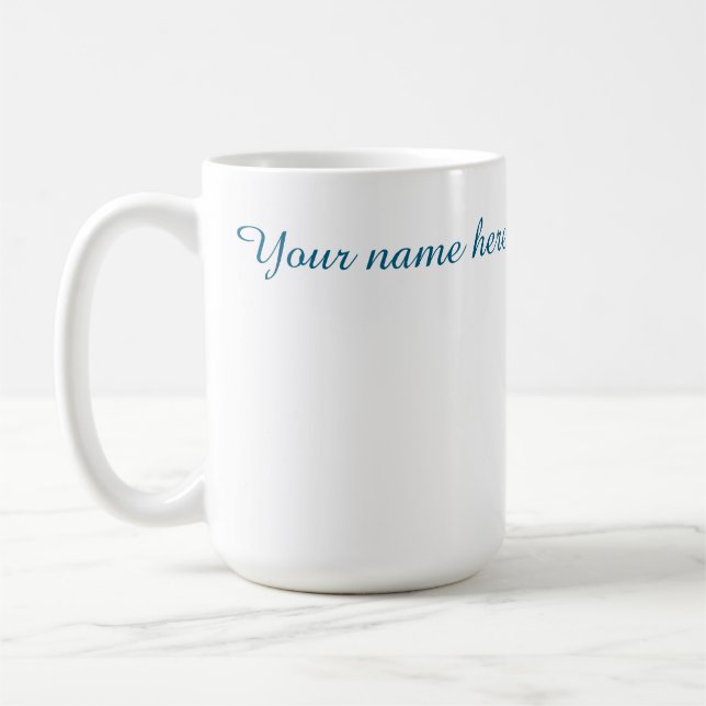 Taza De Café Mug cerámica personalizada: regalo de nombre perso (Izquierda)