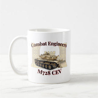 Taza De Café Mug CEV de ingenieros de combate M728