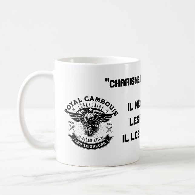 Taza De Café MUG Charisme du 1er classe Royal Cambouis (Izquierda)