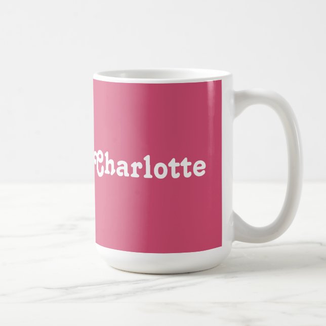 Taza De Café Mug Charlotte (Derecha)