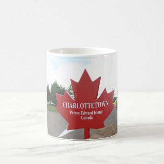 Taza De Café Mug, Charlottetown Isla del Príncipe Eduardo, arce