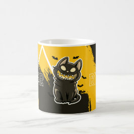 Taza De Café Mug Chat noir Purr Ride