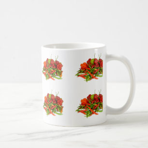 Taza De Café Mug Chillies recién recolectada