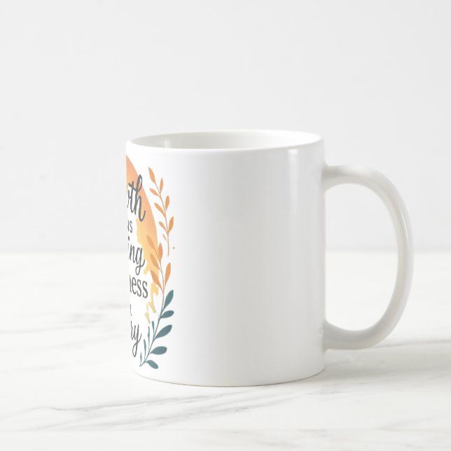 Taza De Café Mug — Choosing Happiness Over History (Derecha)
