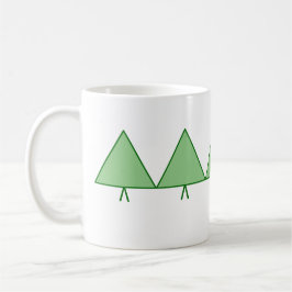 Taza De Café Mug - Cinco Árboles del Triángulo Verde