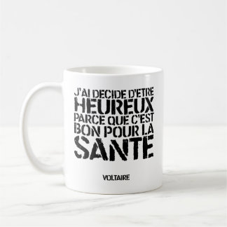 Taza De Café MUG: Cita - Voltaire