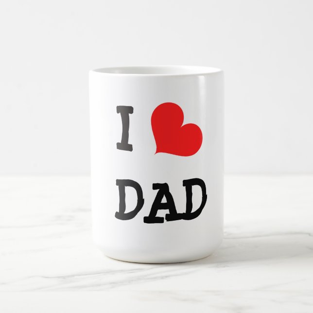 Taza De Café Mug/Cita-"Yo "corazón" DAD. (Centro)