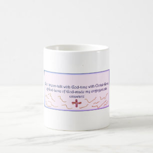 Taza De Café Mug cito tiempo de Dios.