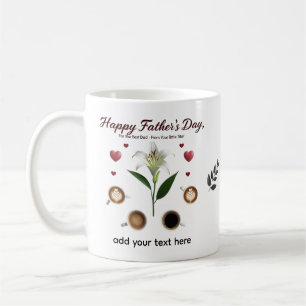 Taza De Café Mug clásica personalizada de 11 oz para papá