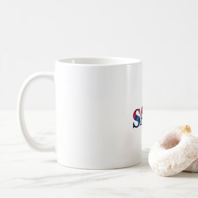 Taza De Café Mug clásico, 11 oz (Con donut)