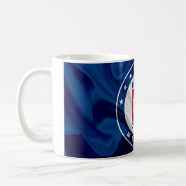 Taza De Café Mug clásico, azul Cruz de 11 oz - azulísimo Cruz