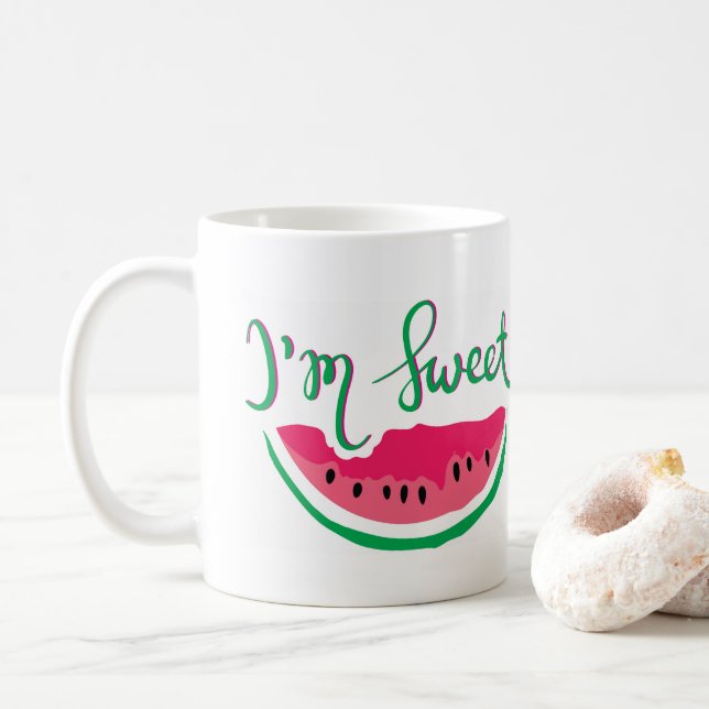 Taza De Café Mug clásico blanco de 11 oz (Con donut)