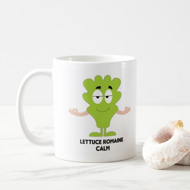 Taza De Café Mug clásico blanco de 11 oz (Con donut)