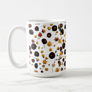 Taza De Café Mug clásico de 15 oz con diseño de explosión flora