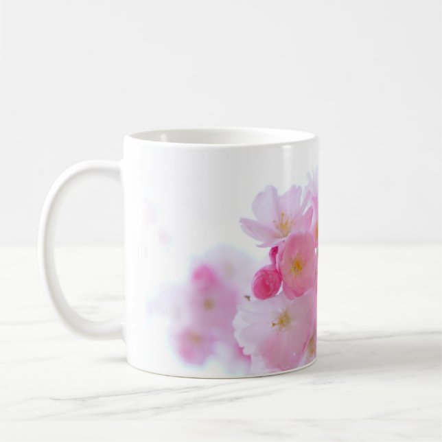 Taza De Café Mug clásico de cerezo en flor japonés (Izquierda)